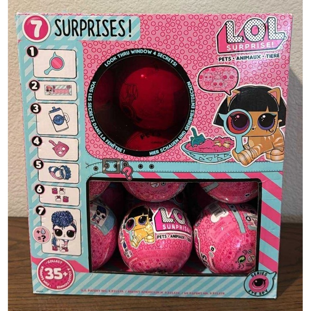 LOL Surprise I Spy Doll Pets Let's Be Friends 18 Balls with 7 Surprises and Case